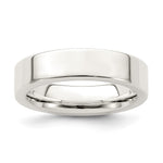 Sterling Silver Comfort Fit Flat Size 5 Band
