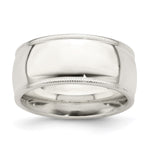 Sterling Silver Comfort Fit Half Round Milgrain Size 13.5 Band