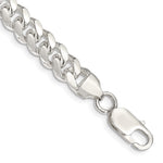 Sterling Silver Polished Domed Curb Chain