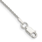 Sterling Silver Diamond-cut Rope Chain Anklet