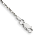 Sterling Silver Diamond-cut Rope Chain