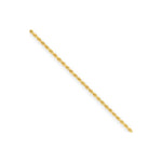 Flash Gold-plated Sterling Silver Diamond-cut Rope Chain