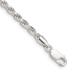 Sterling Silver Diamond-cut Rope Chain