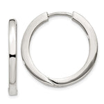 Sterling Silver 2.5x Hinged Hoop Earrings