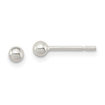 Sterling Silver Polished Ball Earrings