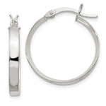 Sterling Silver 2.75x Hoop Earrings