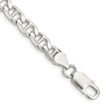 Sterling Silver D/C Flat Anchor Curb Chain