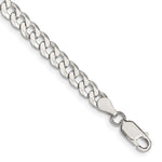 Sterling Silver Beveled Curb Chain
