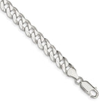 Sterling Silver Beveled Curb Chain