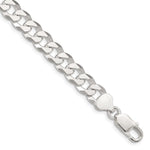 Sterling Silver Beveled Curb Chain