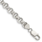 Sterling Silver Semi-solid Rolo Chain