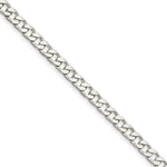 Sterling Silver Polished Curb Chain