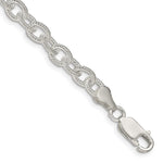 Sterling Silver Fancy Patterned Rolo Chain