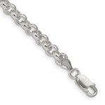 Sterling Silver Polished Rolo Chain Bracelet