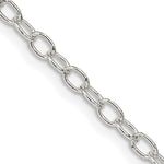 Sterling Silver Oval Cable Chain