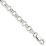 Sterling Silver Polished Belcher Light Bracelet