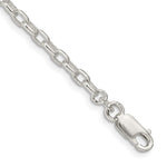 Sterling Silver Oval Fancy Rolo Chain