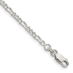 Sterling Silver Figaro Chain