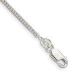Sterling Silver Diamond-cut Round Franco Chain