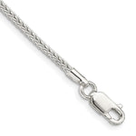 Sterling Silver Diamond-cut Round Franco Chain