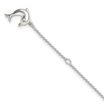 Sterling Silver Dolphin Dangle Plus Extender - Total Anklet