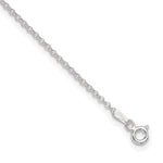 Sterling Silver Rolo Chain Plus Extender - Total Anklet