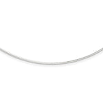 Sterling Silver Polished Neckwire with Extension Necklace