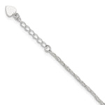 Sterling Silver Fancy Chain Plus Extender - Total Anklet
