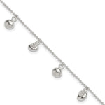 Sterling Silver Sea Shells Plus Extender - Total Anklet