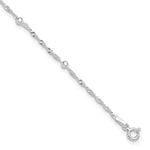 Sterling Silver Bead 7-Station Plus Extender - Total Anklet