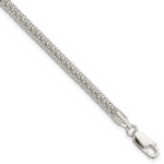Sterling Silver Polished Corona Chain Bracelet
