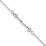 Sterling Silver Beaded Plus Extender - Total Anklet