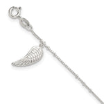 Sterling Silver Wing Charm Plus Extender - Total Anklet