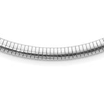 Sterling Silver Rhodium-plated Polished Cubetto with Extension Necklace