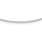 Sterling Silver Solid Polished Neckwire Necklace