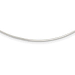Sterling Silver Solid Polished Neckwire Necklace