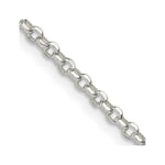 Sterling Silver Diamond-cut Rolo Cable Chain