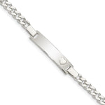 Sterling Silver Baby ID Bracelet
