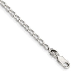 Sterling Silver Open Elongated Link Chain
