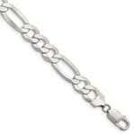 Sterling Silver Lightweight Flat Figaro Chain