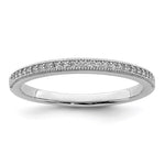 Brilliant Embers Sterling Silver Rhodium-plated 25 Stone Micro Pav CZ Polished Ring