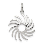 Sterling Silver Sun Burst Pendant