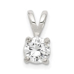 Sterling Silver CZ Pendant