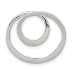 Sterling Silver Polished Circle -Fits up to Cubetto- Slide