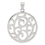 Sterling Silver Fancy Filigree -Fits up to Cubetto- Pendant