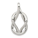 Sterling Silver Polished Fancy Knot -Fits up to Cubetto- Slide
