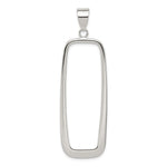 Sterling Silver Rectangle -Fits up to Cubetto- Pendant
