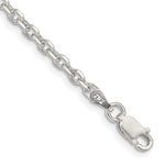 Sterling Silver Diamond-cut Forzantine Cable Chain