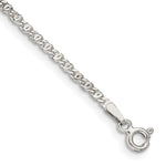Sterling Silver Fancy Anchor Pendant Chain