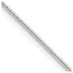 Sterling Silver 8 Sided Mirror Box Chain